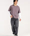 RELAXED FIT CONTRAST SLEEVE TEE