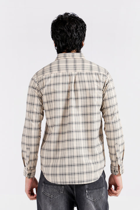 BUTTON DOWN OXFORD CHECK SHIRT