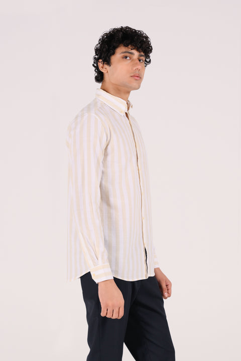 BUTTON DOWN STRIPED SHIRT