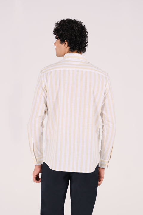 BUTTON DOWN STRIPED SHIRT