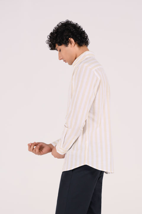 BUTTON DOWN STRIPED SHIRT