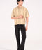 BOXY FIT BUTTON DOWN MESH POLO