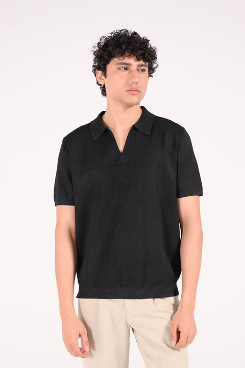 JOHNNY COLLAR TEXTURED POLO