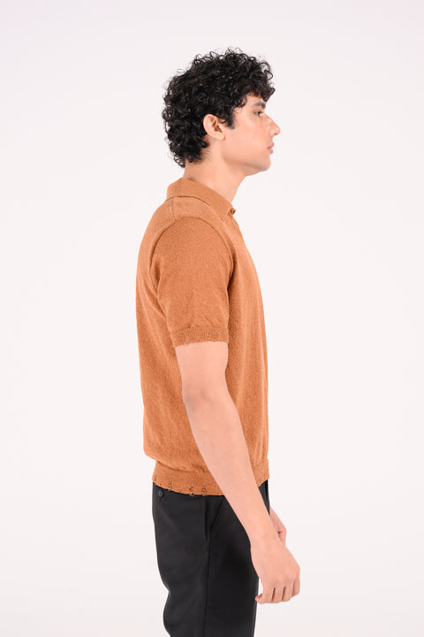 JOHNNY COLLAR TEXTURED POLO