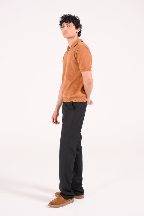 JOHNNY COLLAR TEXTURED POLO