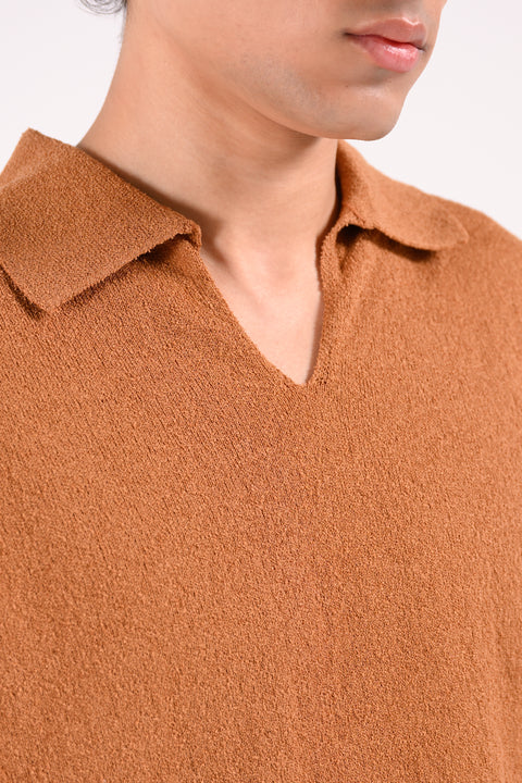JOHNNY COLLAR TEXTURED POLO