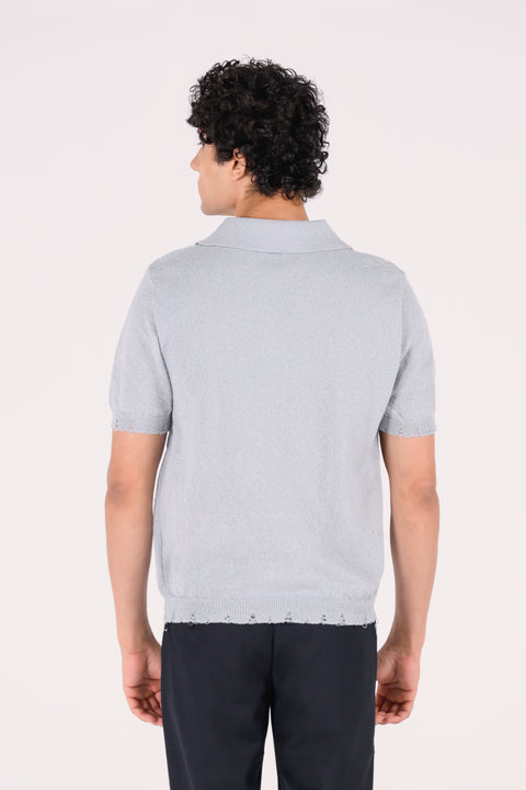 JOHNNY COLLAR TEXTURED POLO