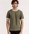 STRETCH TEXTURED RINGER TEE
