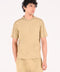 CONTRAST BINDING CREW NECK TEE