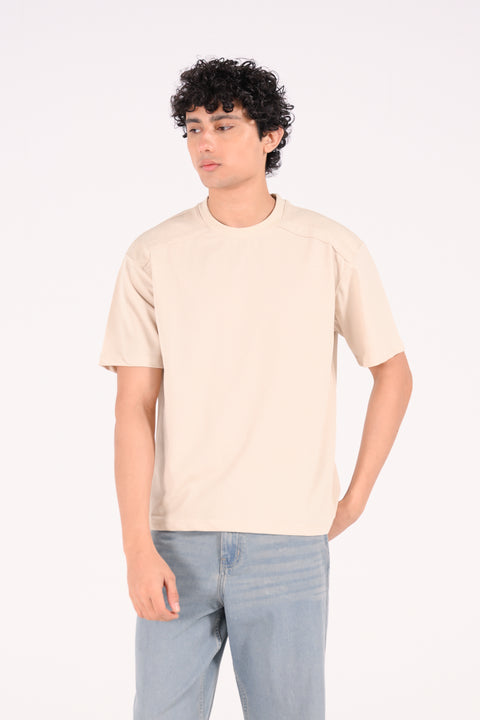 RELAXED FIT TEXTURED TEE