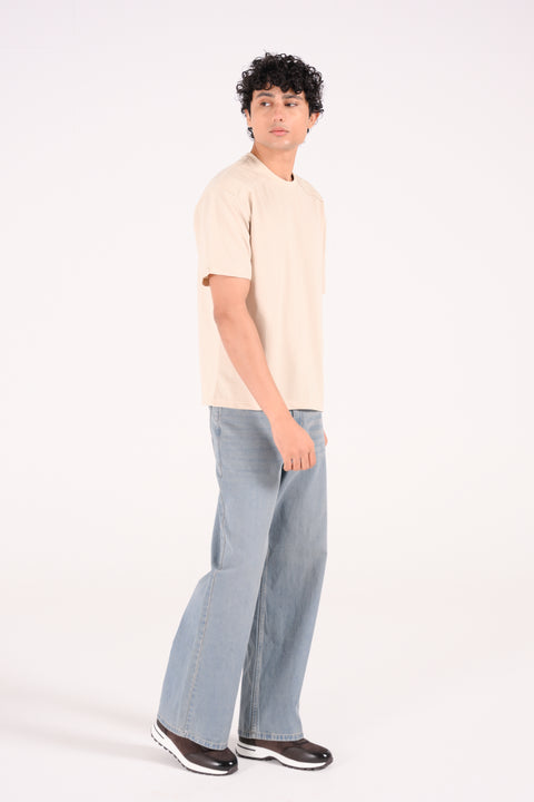 RELAXED FIT TEXTURED TEE