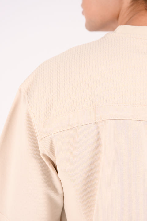 RELAXED FIT TEXTURED TEE