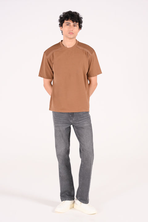 RELAXED FIT TEXTURED TEE