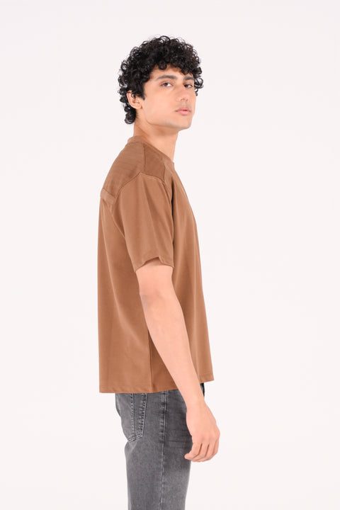 RELAXED FIT TEXTURED TEE