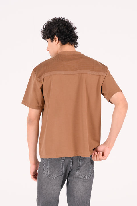 RELAXED FIT TEXTURED TEE