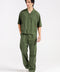 BOXY FIT RESORT COLLAR STRIPER SHIRT