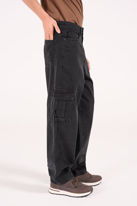 BAGGY FIT CARGO DENIM