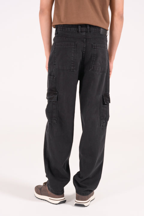 BAGGY FIT CARGO DENIM