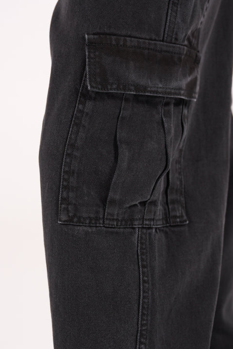 BAGGY FIT CARGO DENIM