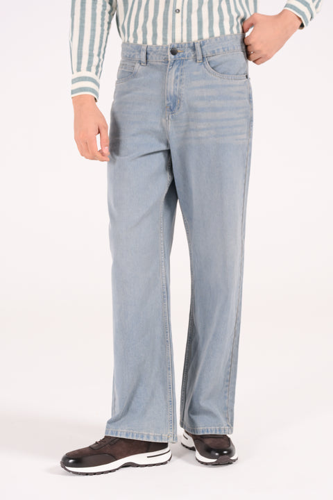 WIDE LEG FIT DENIM
