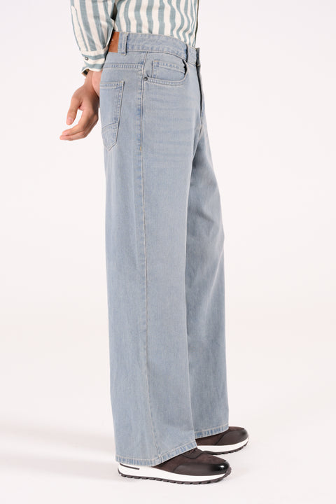WIDE LEG FIT DENIM