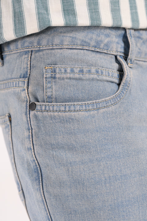 WIDE LEG FIT DENIM
