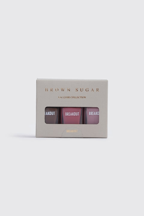 BROWN SUGAR LACQUER COLLECTION (PACK OF 3)