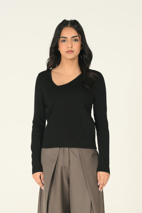 ASSYMETRICAL KNIT TOP