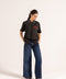 EMBROIDERED BUTTON-DOWN TEE