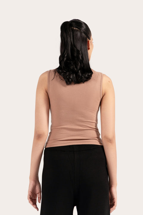 MOCK NECK TANK TOP