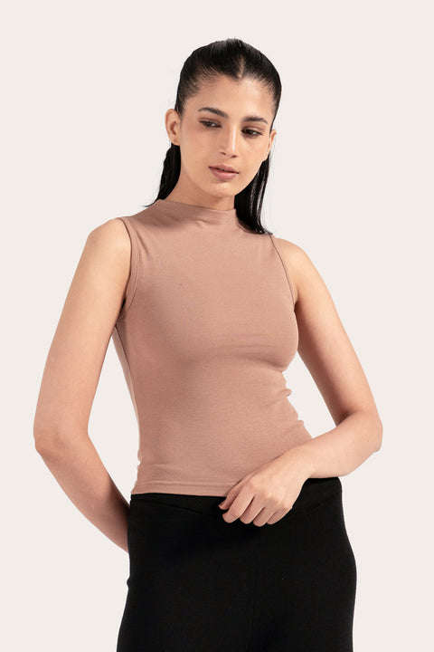 MOCK NECK TANK TOP