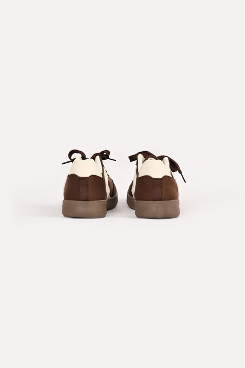 CONTRAST PANEL SNEAKERS