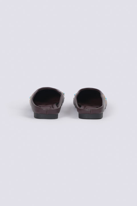 STUDDED BALLET FLATS