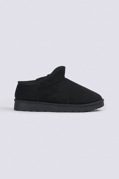 FUR LINED SUEDE BOOTS