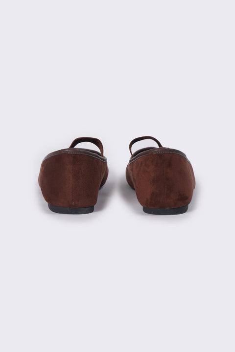 SUEDE BALLET FLATS