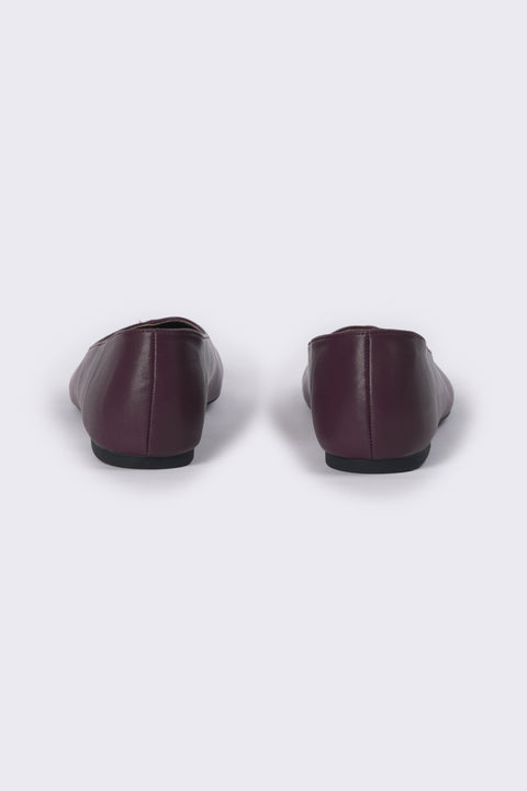 LEATHER BALLET FLATS