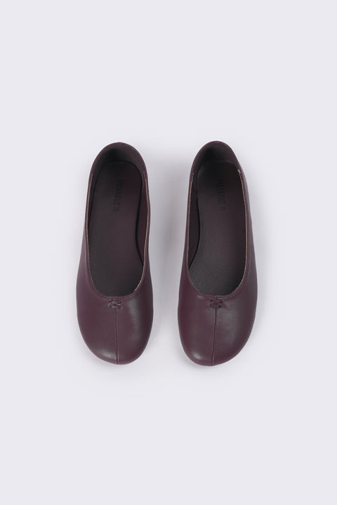 LEATHER BALLET FLATS