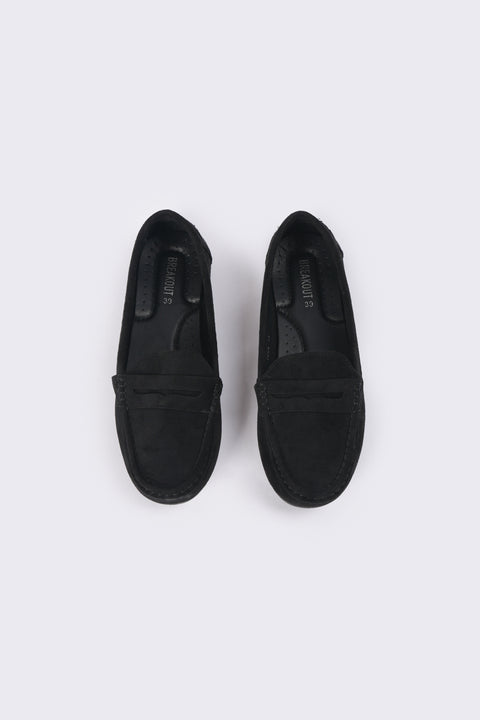 SUEDE LOAFERS