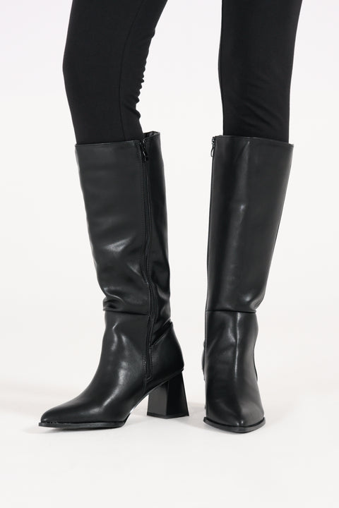HEELED LONG BOOTS