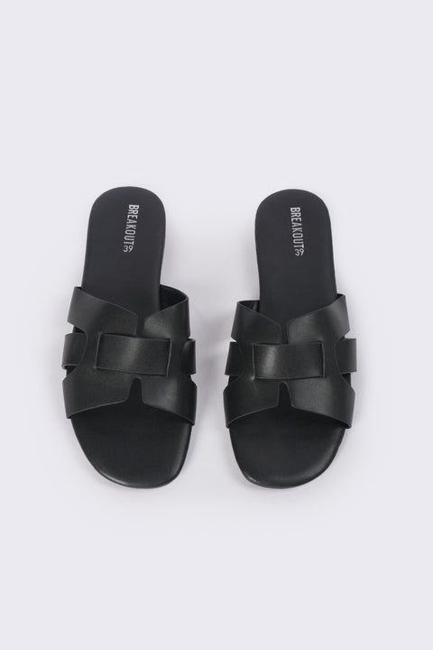 LEATHER SLIDES