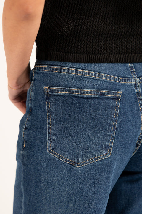 FLARED FIT DENIM