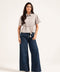 BUTTON DOWN SHIRT WITH TASSEL DETAIL