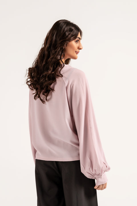 KNOTTED BUTTON-DOWN TOP