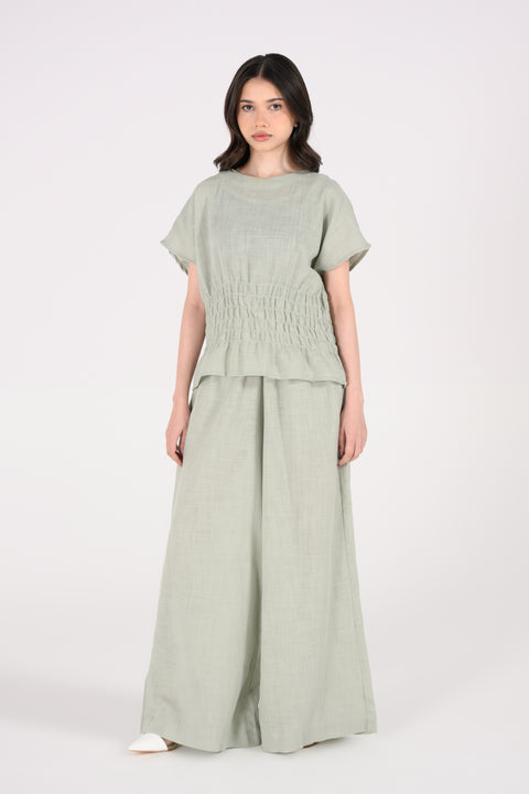 RUCHED KIMONO TOP