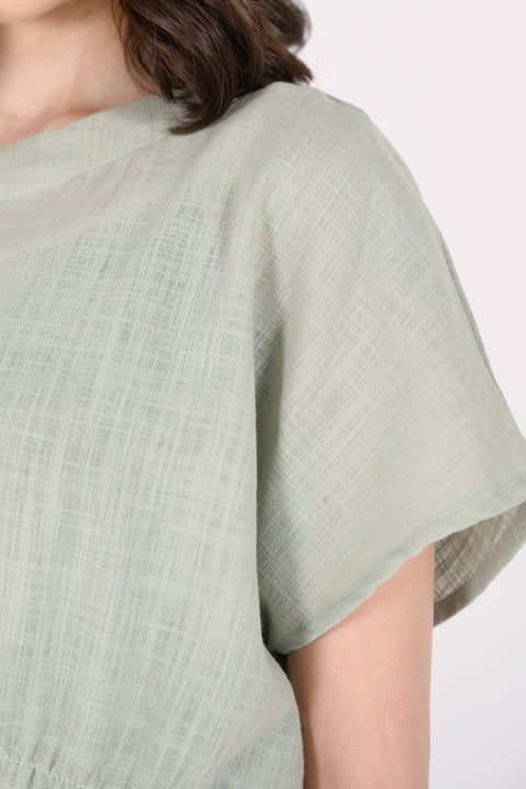 RUCHED KIMONO TOP