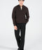 MOCK NECK ZIPPER SWEATER