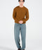 RELAXED FIT CREW NECK SWEATER