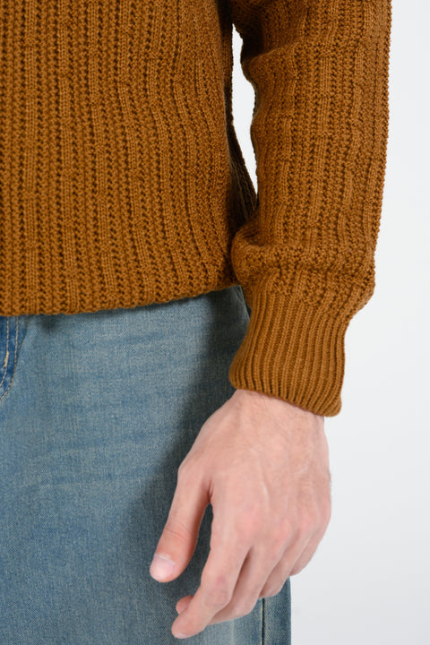 RELAXED FIT CREW NECK SWEATER