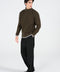 TEXTURED HIGH NECK SWEATER