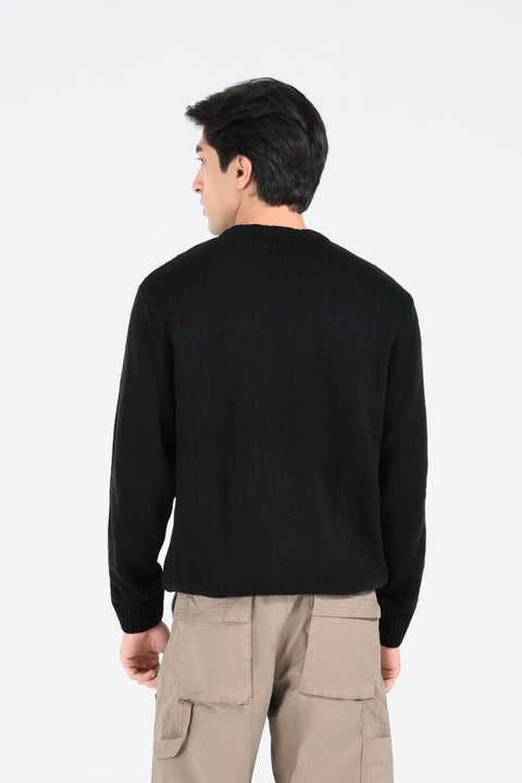 CABLE KNIT SWEATER